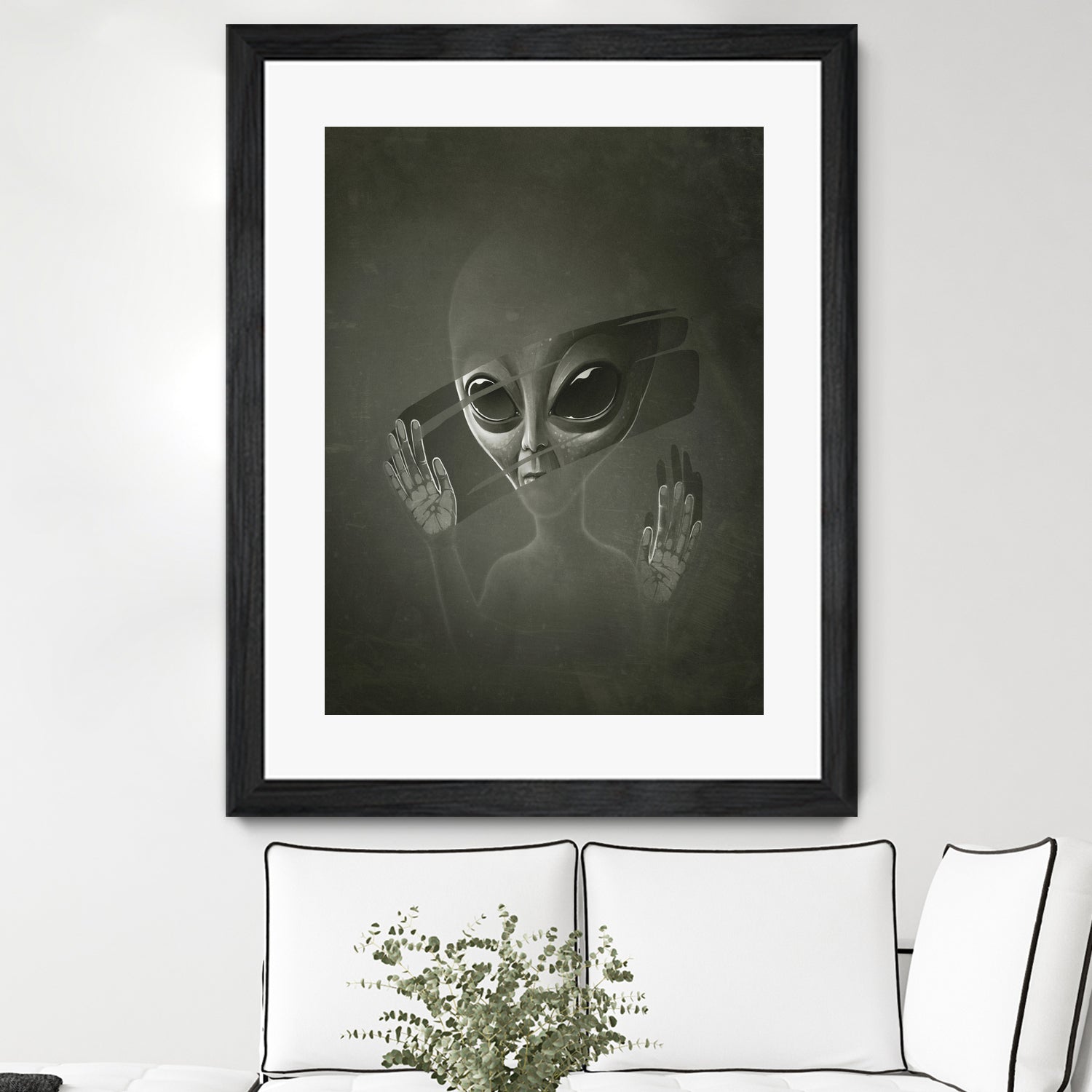 Alien by Lukáš Brežák on GIANT ART - black digital painting