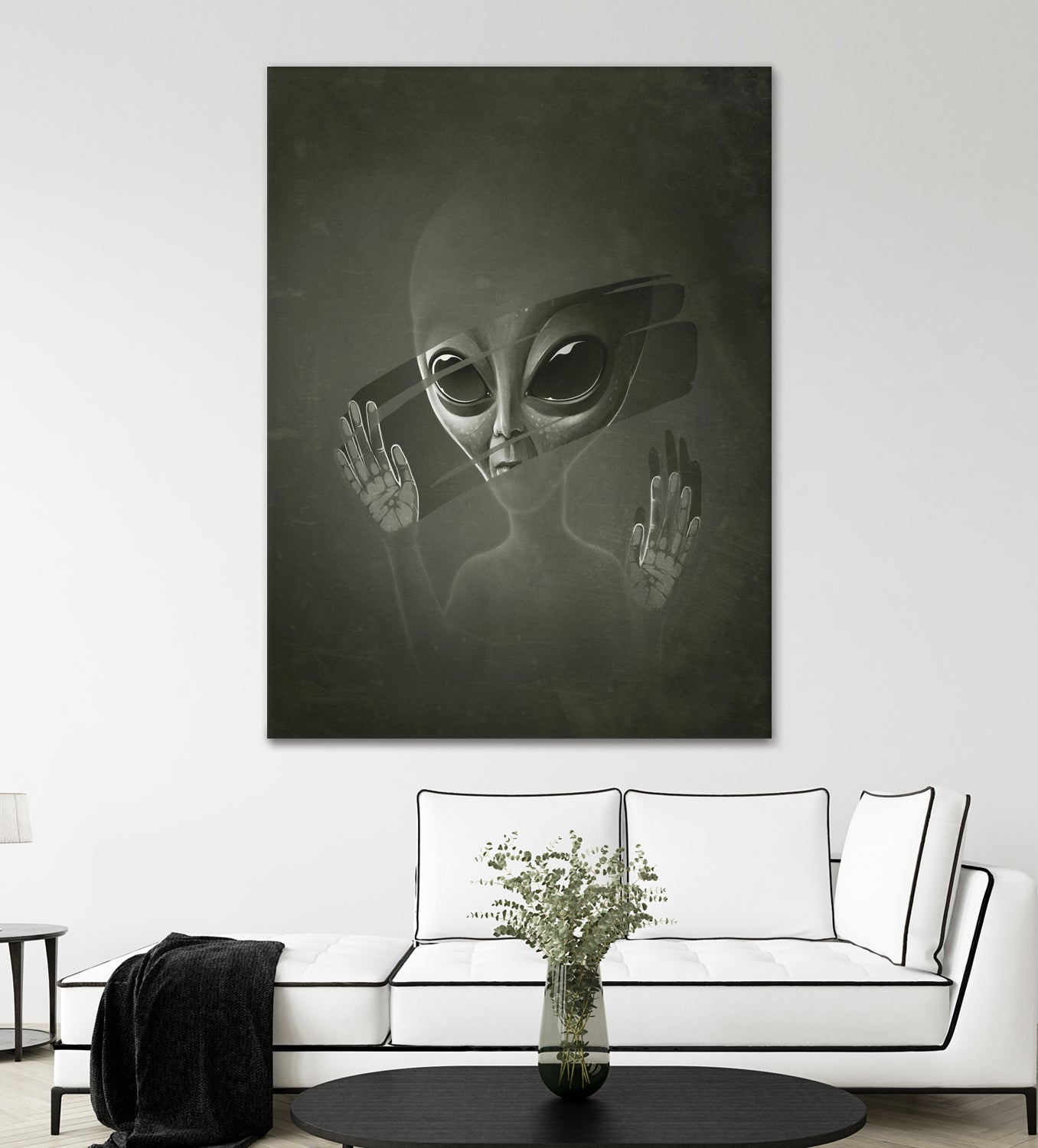 Alien by Lukáš Brežák on GIANT ART - black digital painting