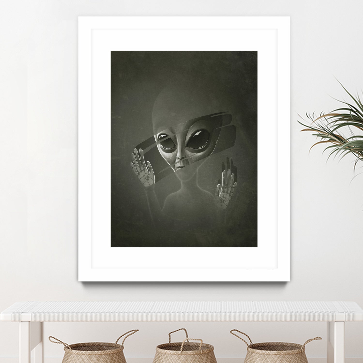 Alien by Lukáš Brežák on GIANT ART - black digital painting