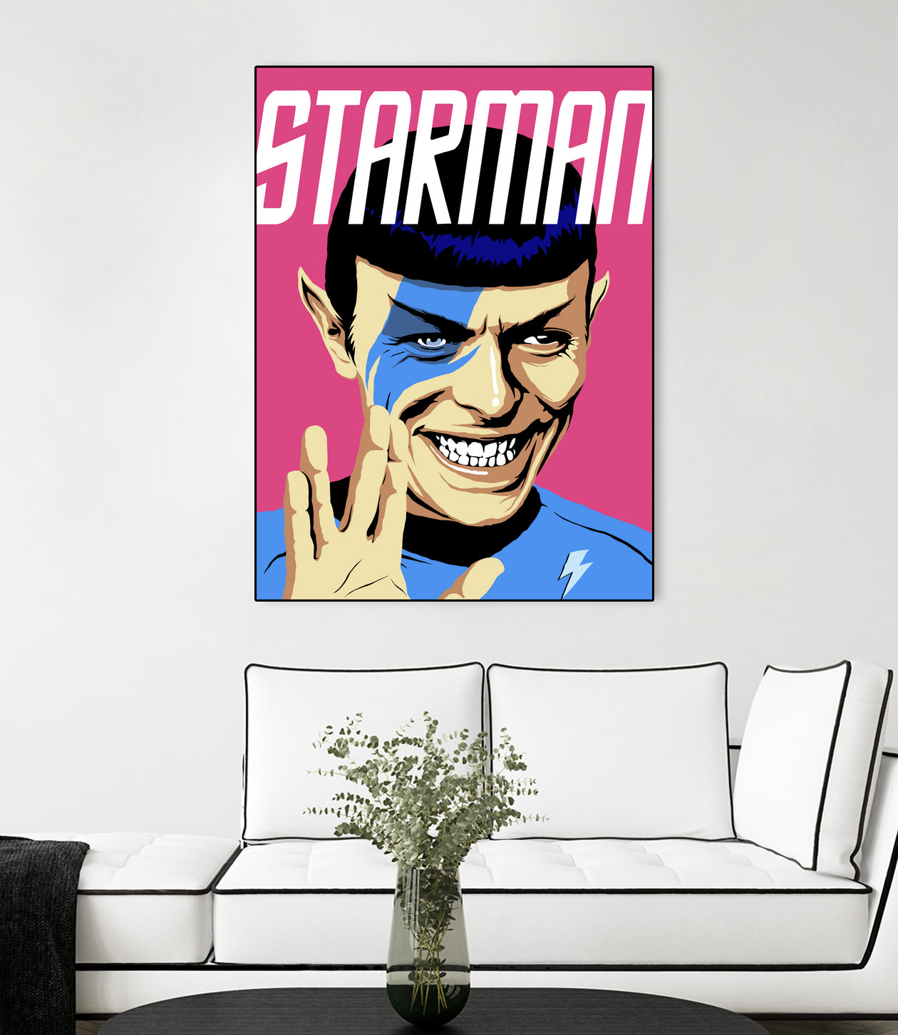 Starman by Bily Mariano da Luz on GIANT ART - pink digital painting