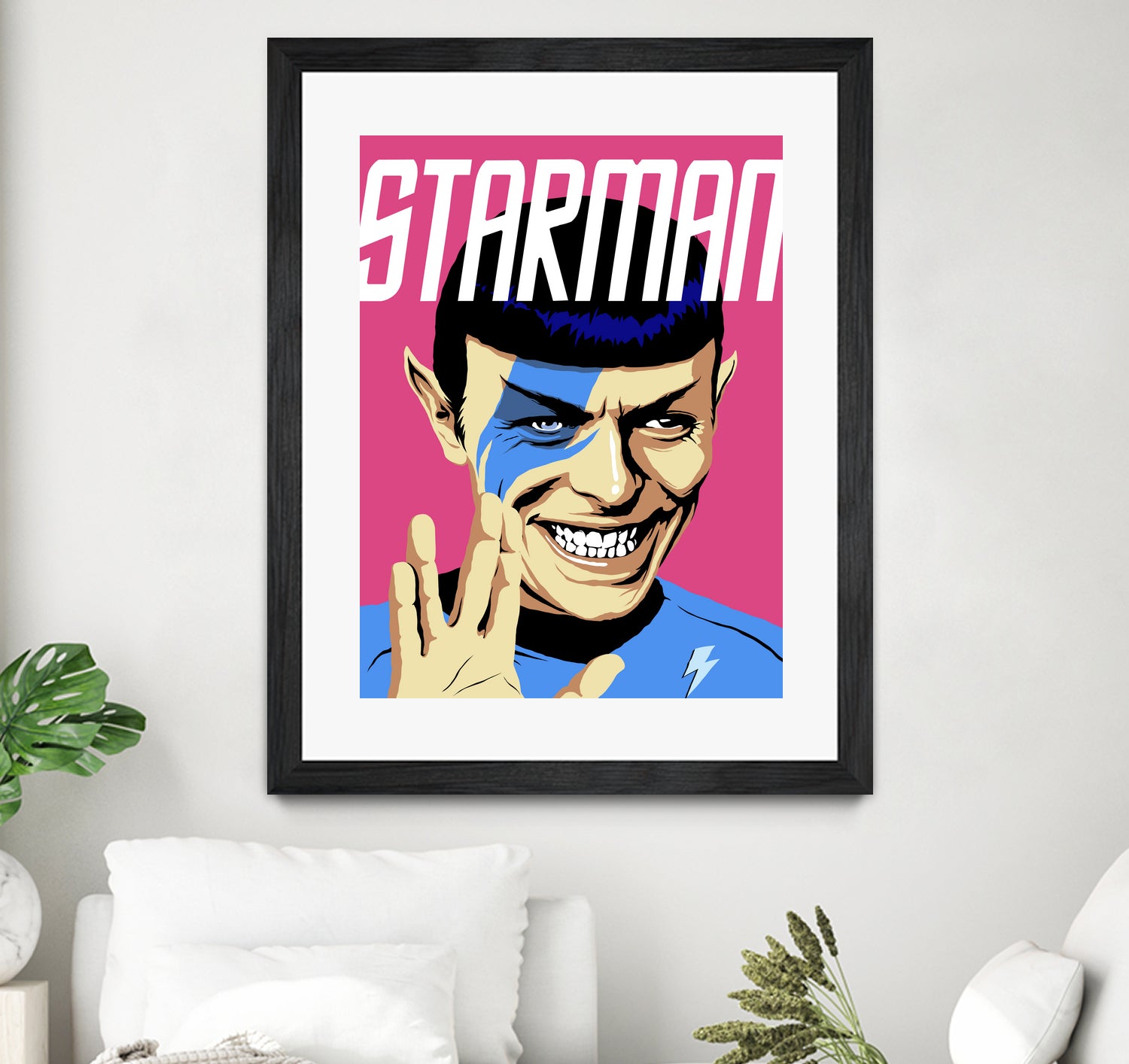 Starman by Bily Mariano da Luz on GIANT ART - pink digital painting