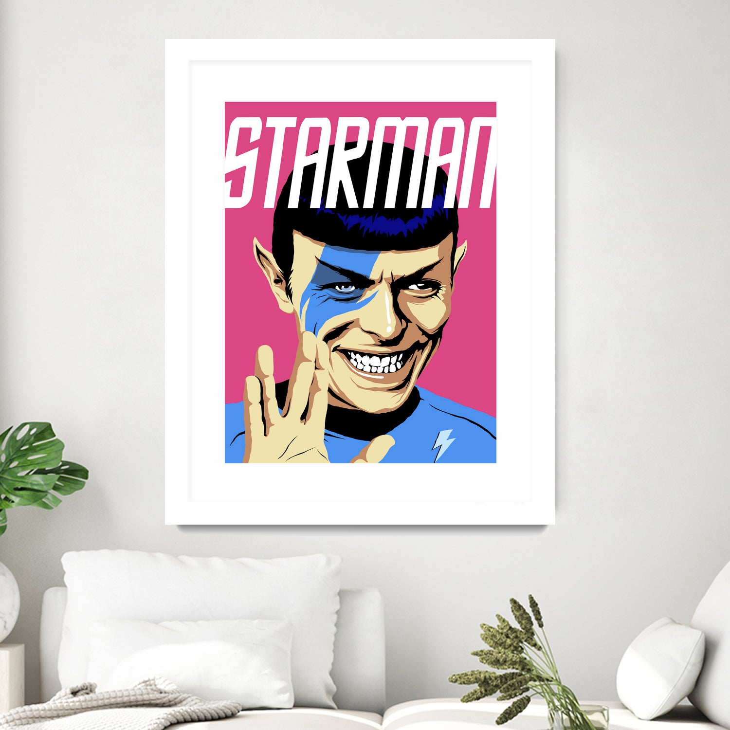 Starman by Bily Mariano da Luz on GIANT ART - pink digital painting