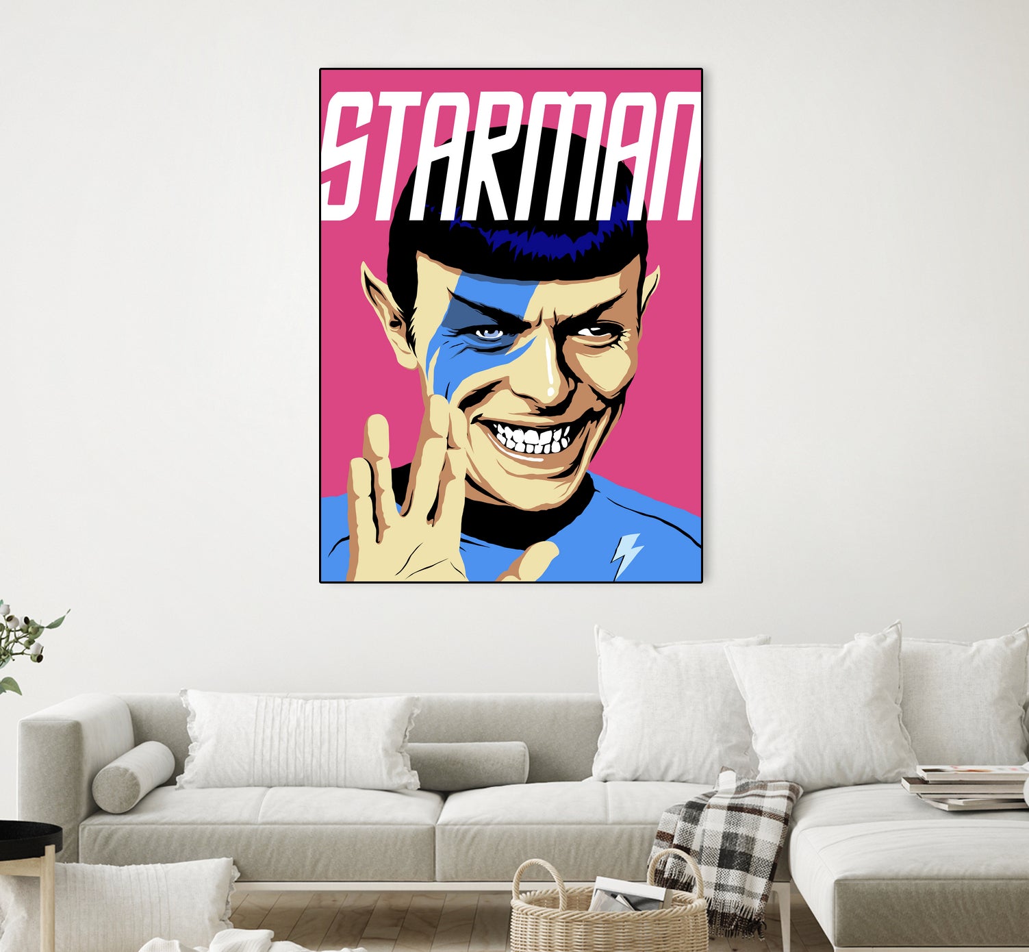 Starman by Bily Mariano da Luz on GIANT ART - pink digital painting