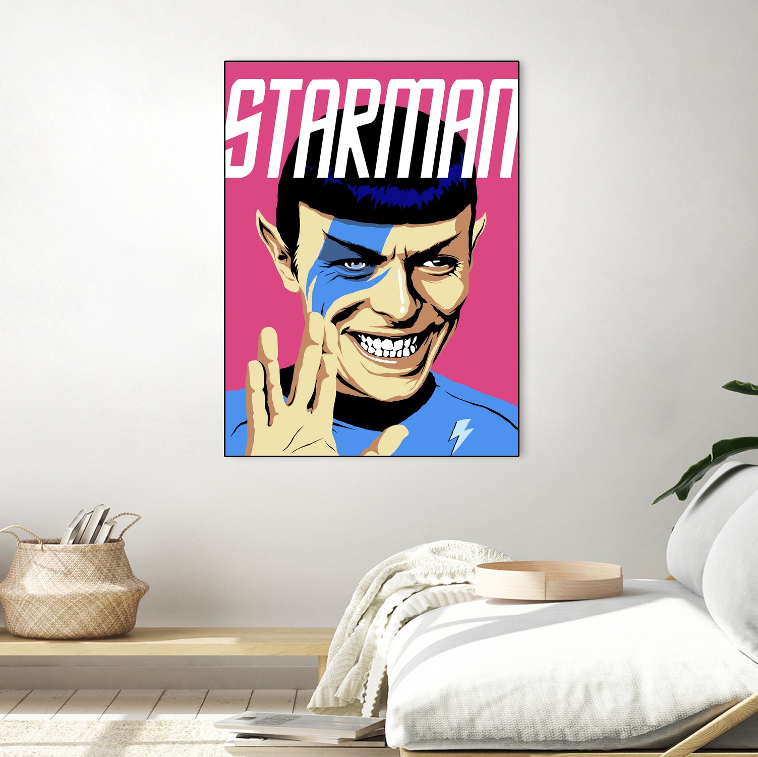 Starman by Bily Mariano da Luz on GIANT ART - pink digital painting