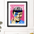 Starman by Bily Mariano da Luz on GIANT ART - pink digital painting