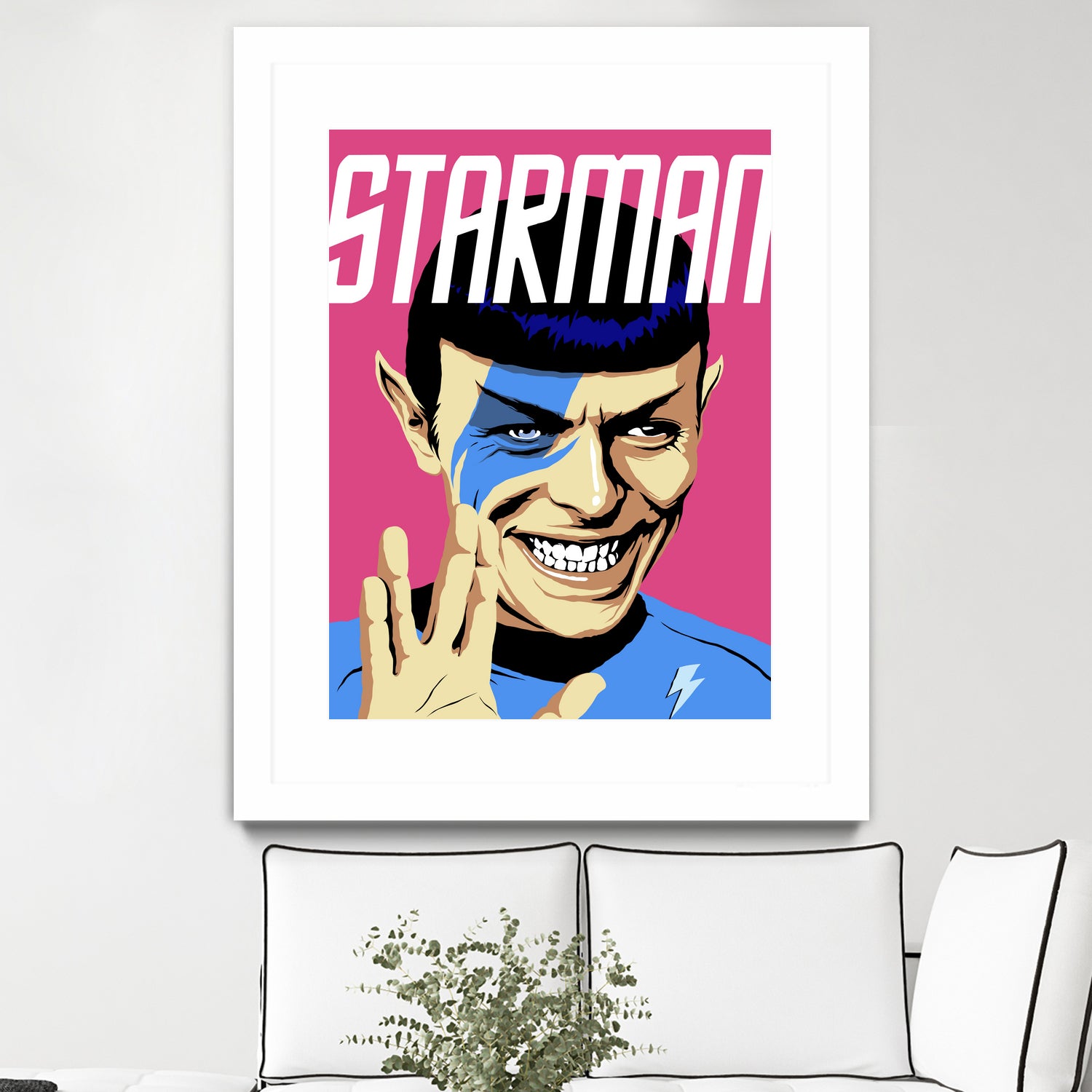 Starman by Bily Mariano da Luz on GIANT ART - pink digital painting