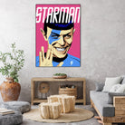 Starman by Bily Mariano da Luz on GIANT ART - pink digital painting