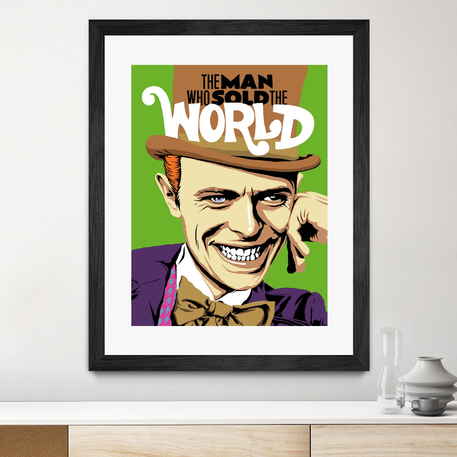 The Man Who Sold The World by Bily Mariano da Luz on GIANT ART - green digital painting