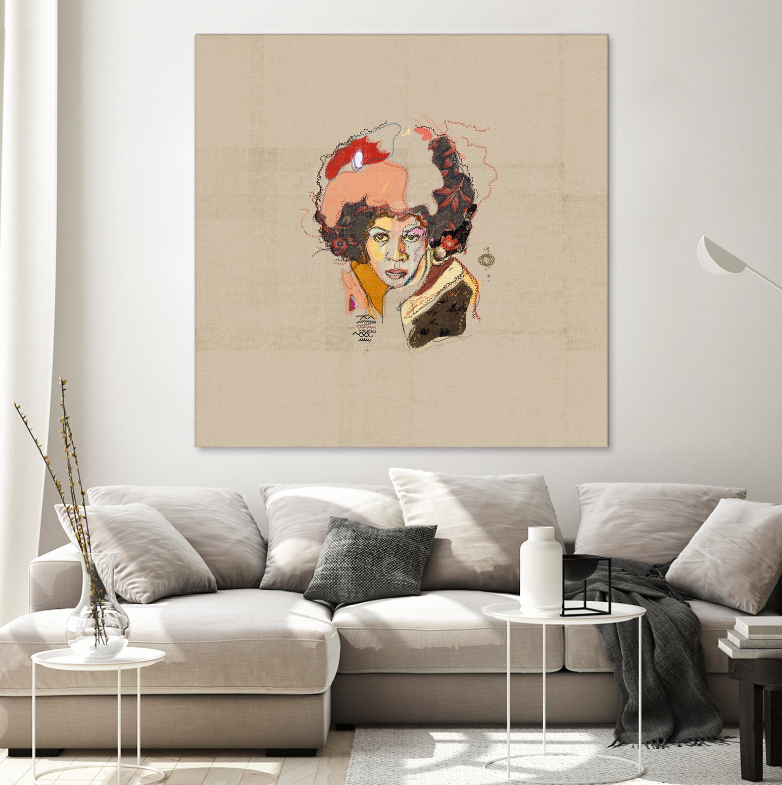 Minnie Riperton - Soul Sista by Carlos Quiterio on GIANT ART - brown digital painting