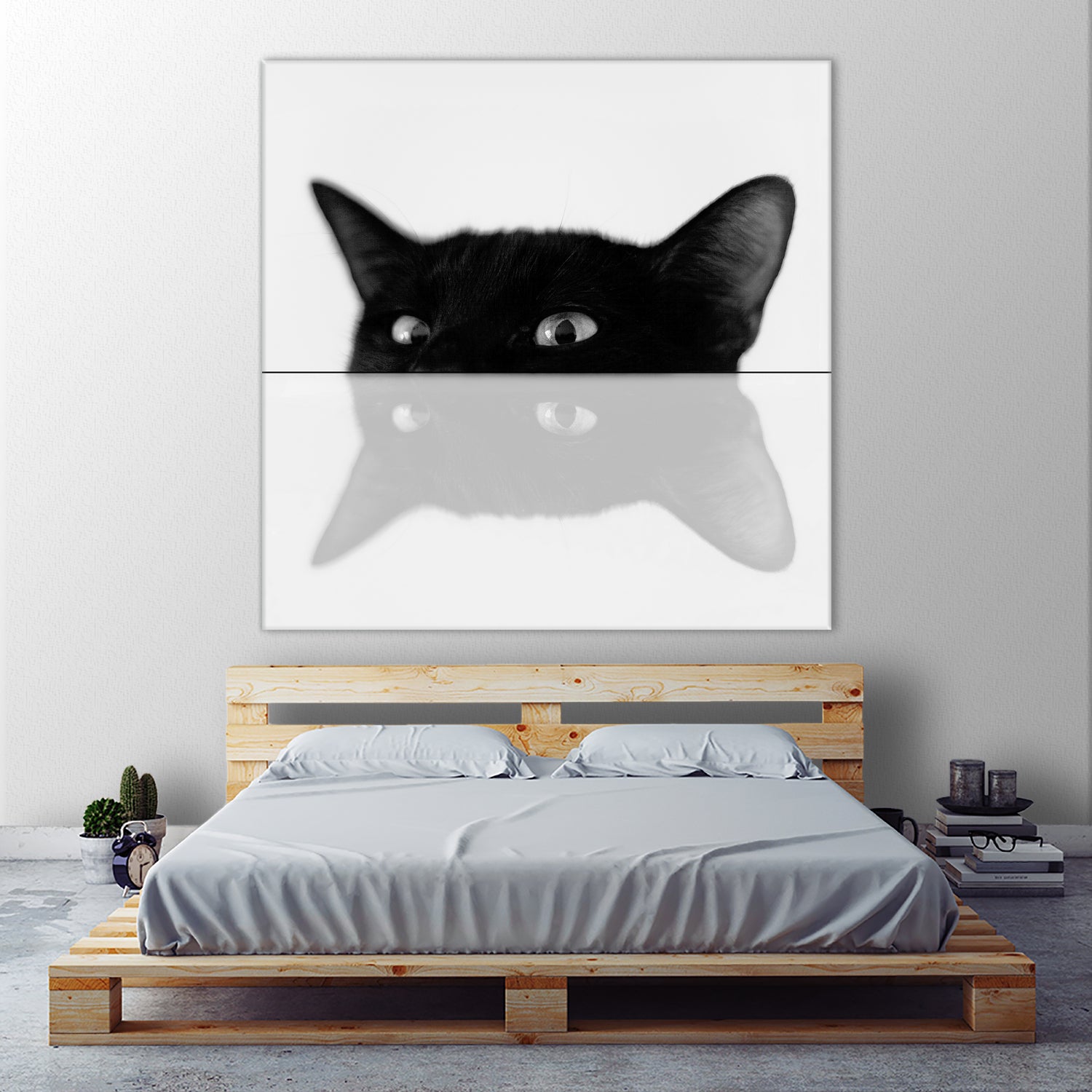 Cat by Tsvetelina Yurukova on GIANT ART - black photo illustration