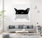 Cat by Tsvetelina Yurukova on GIANT ART - black photo illustration