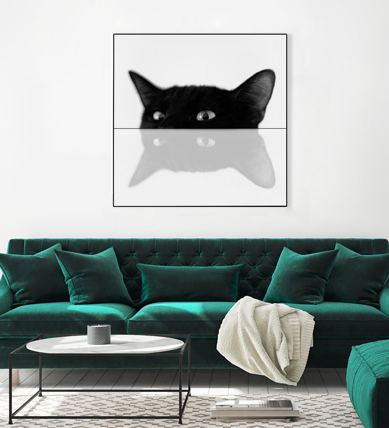 Cat by Tsvetelina Yurukova on GIANT ART - black photo illustration