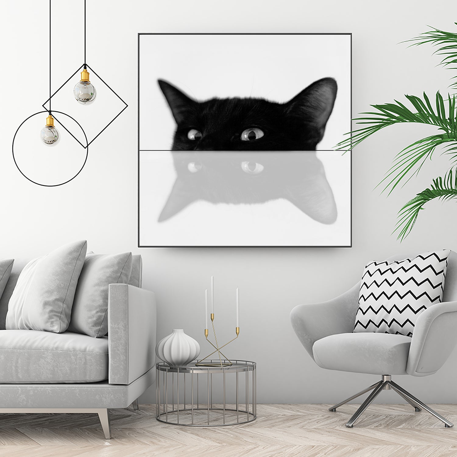 Cat by Tsvetelina Yurukova on GIANT ART - black photo illustration