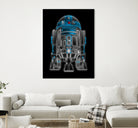 Neon Droid by Antonio Camarena on GIANT ART - black digital painting