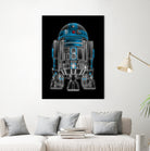 Neon Droid by Antonio Camarena on GIANT ART - black digital painting