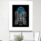 Neon Droid by Antonio Camarena on GIANT ART - black digital painting