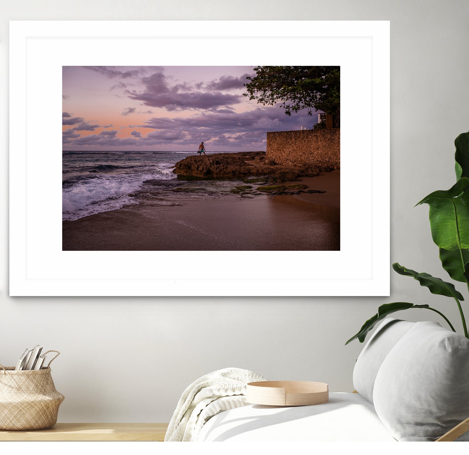 Puerto Rico Blue Hour by Reid Harrison on GIANT ART - fuchsia photo manipulation