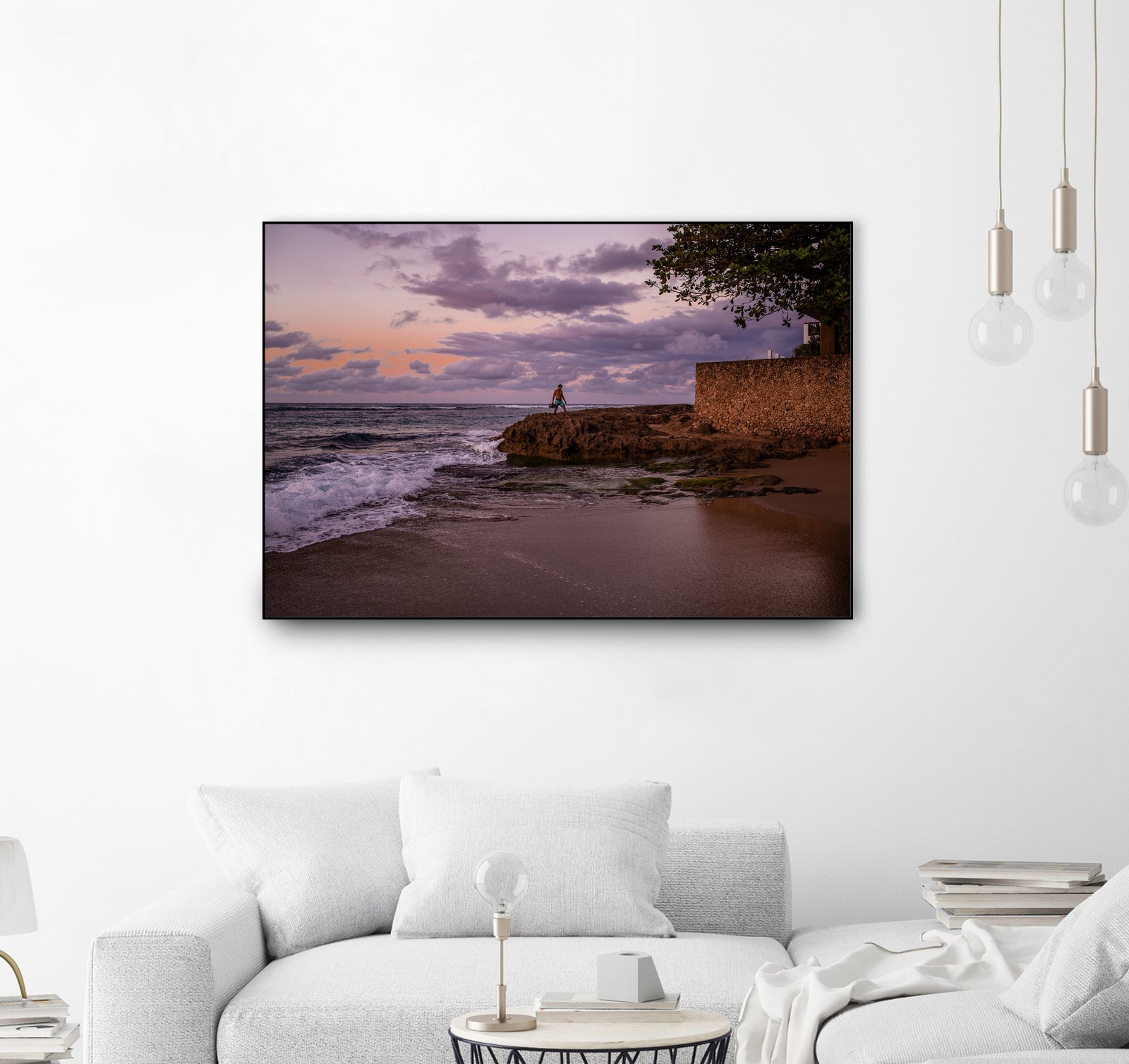 Puerto Rico Blue Hour by Reid Harrison on GIANT ART - fuchsia photo manipulation