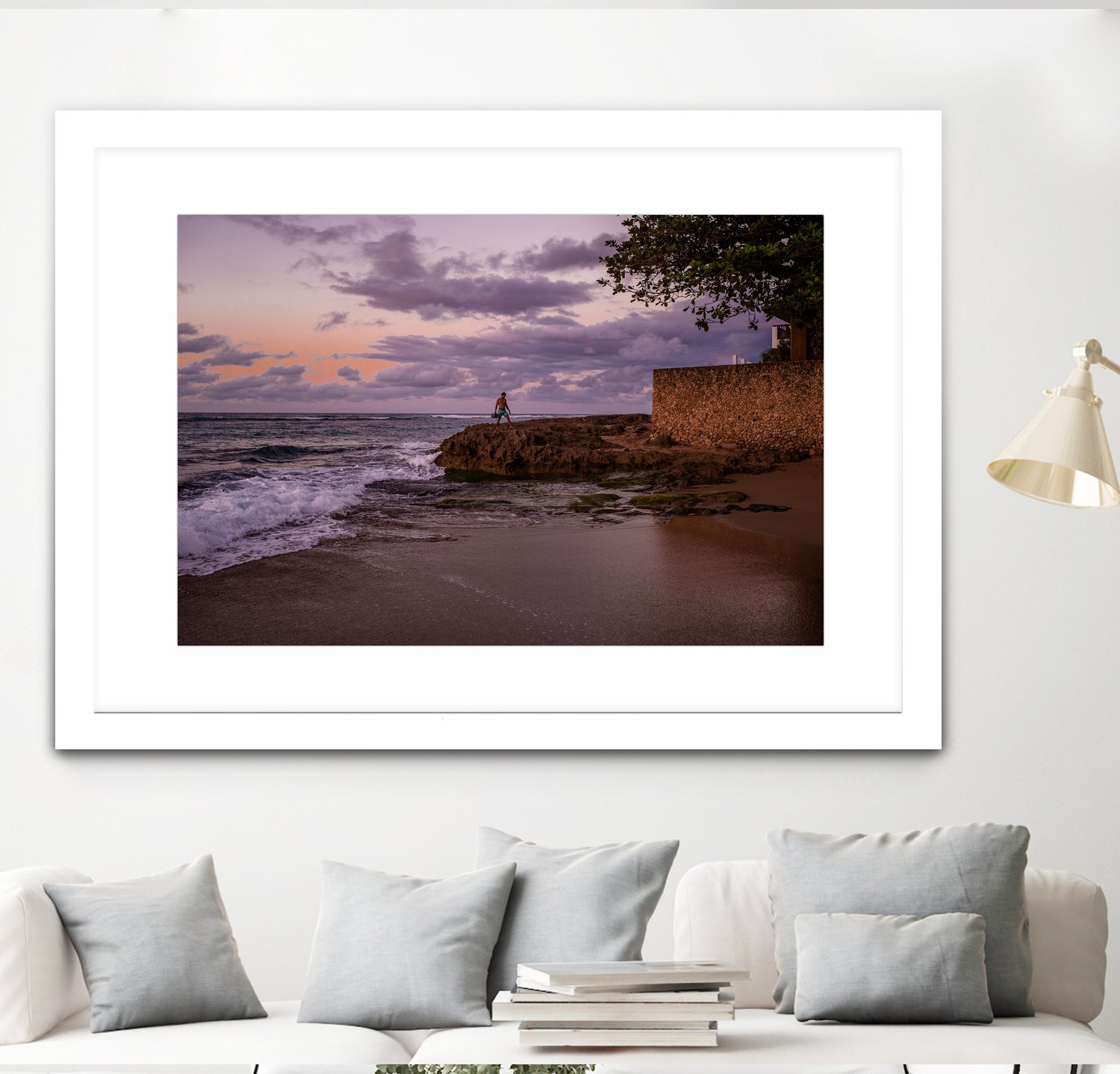 Puerto Rico Blue Hour by Reid Harrison on GIANT ART - fuchsia photo manipulation