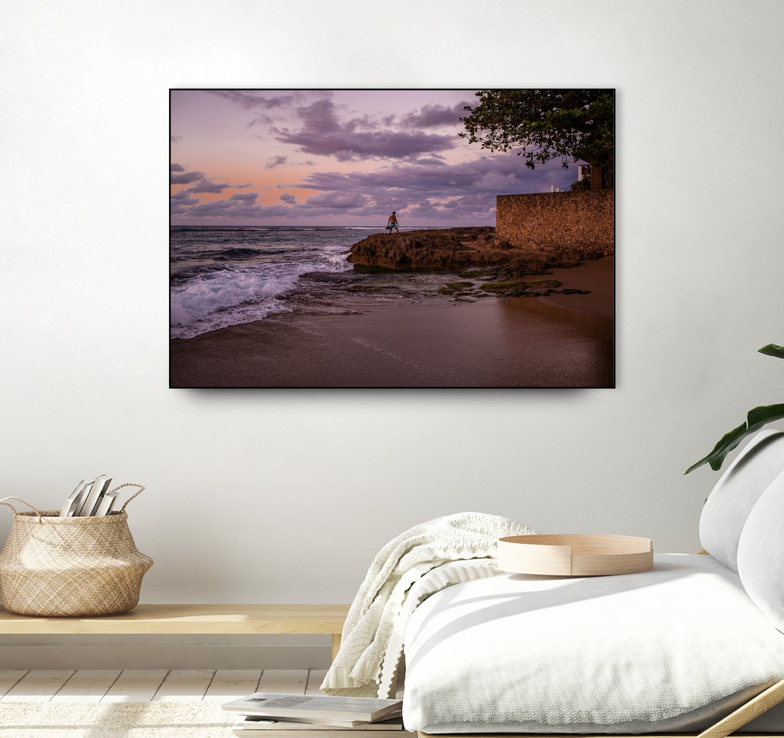 Puerto Rico Blue Hour by Reid Harrison on GIANT ART - fuchsia photo manipulation