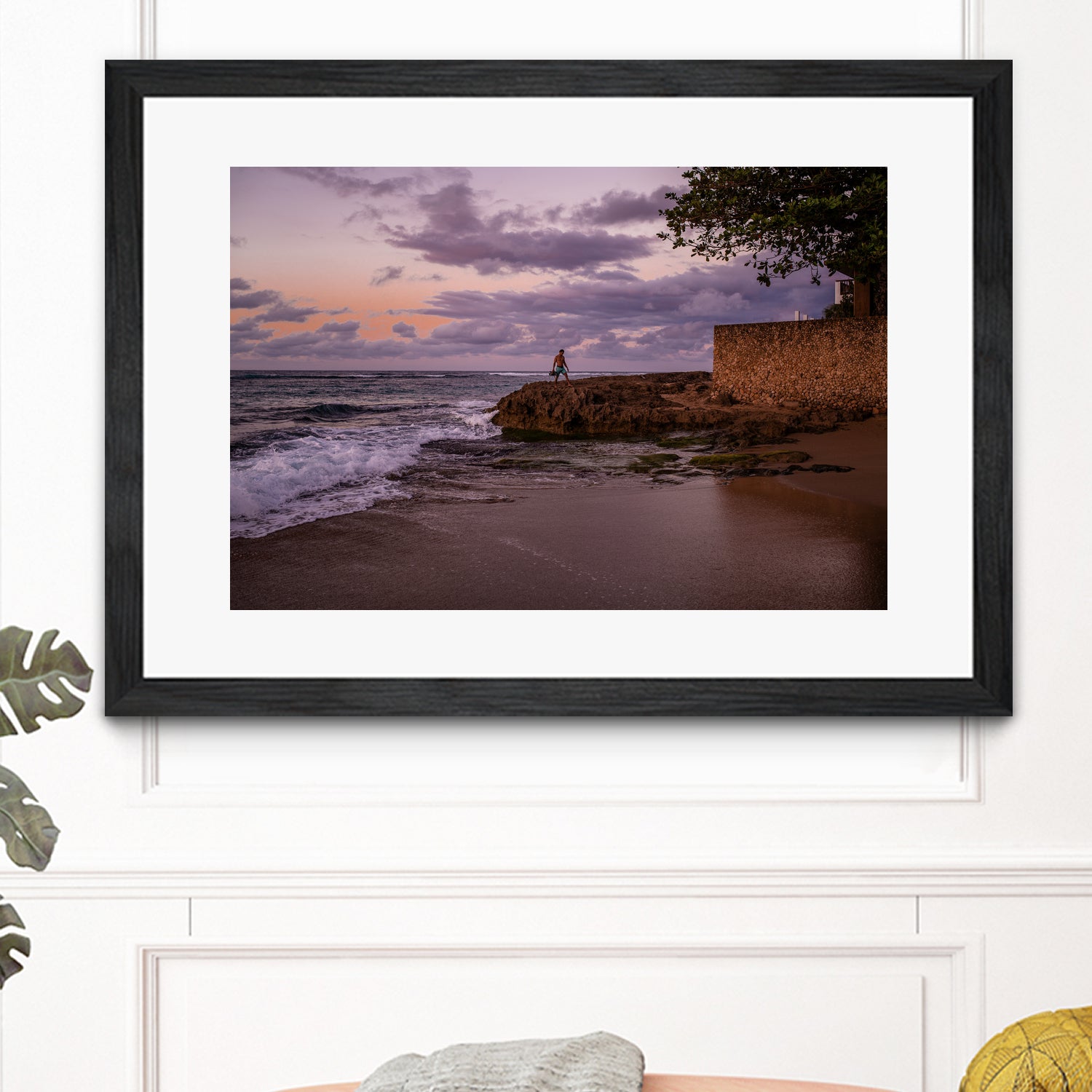 Puerto Rico Blue Hour by Reid Harrison on GIANT ART - fuchsia photo manipulation