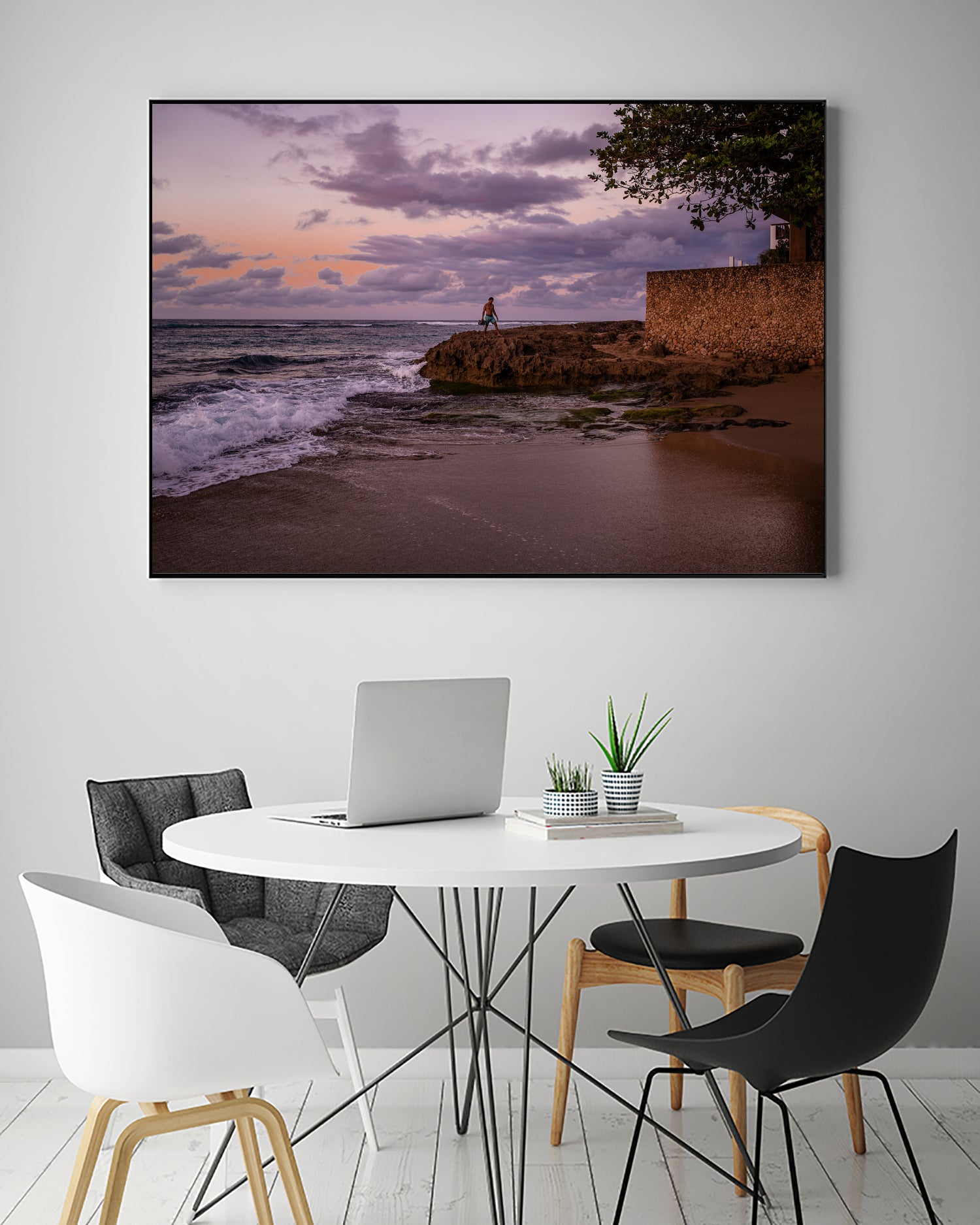 Puerto Rico Blue Hour by Reid Harrison on GIANT ART - fuchsia photo manipulation