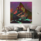 Coloria by Jamison Gish on GIANT ART - fuchsia digital painting