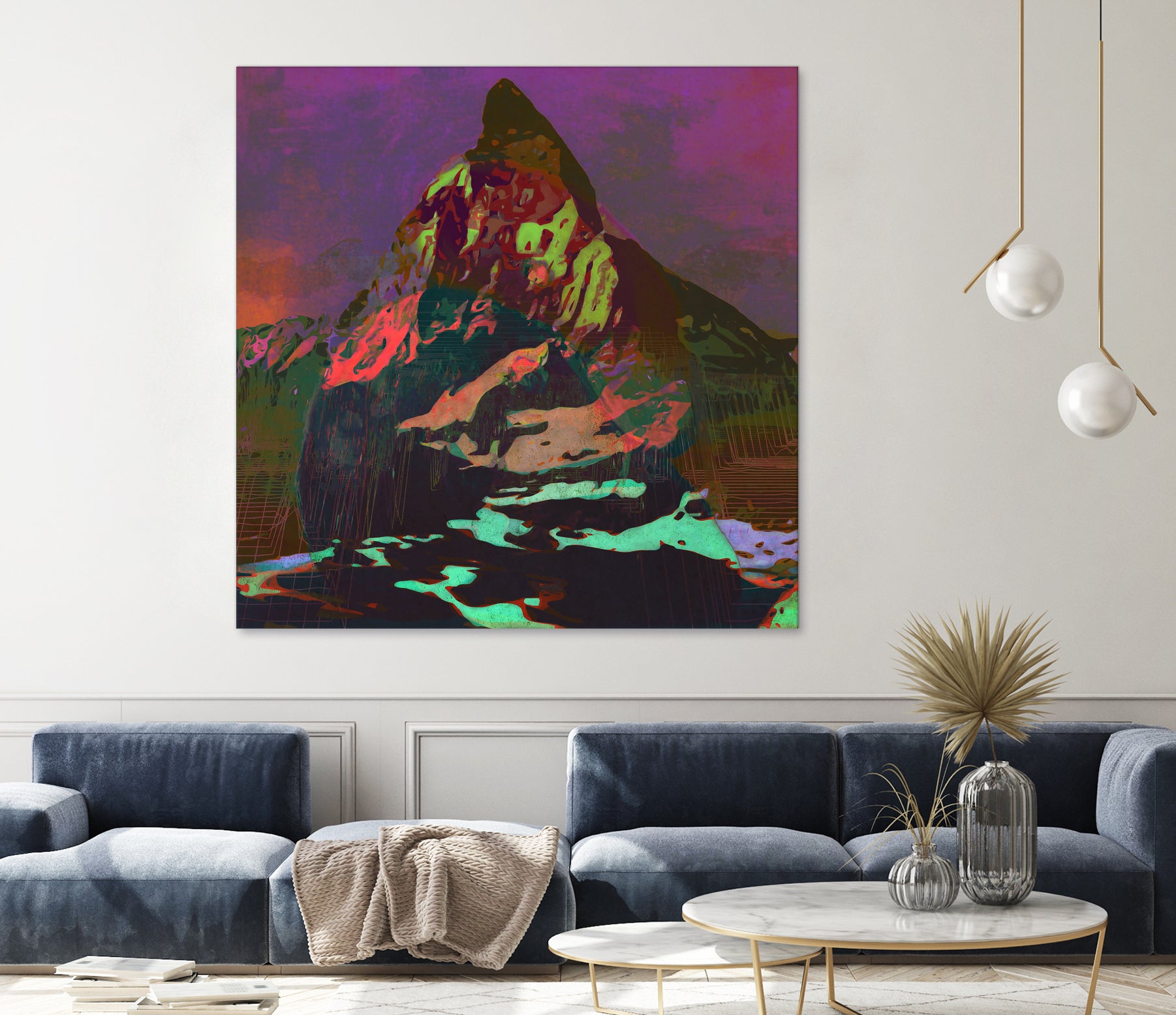 Coloria by Jamison Gish on GIANT ART - fuchsia digital painting