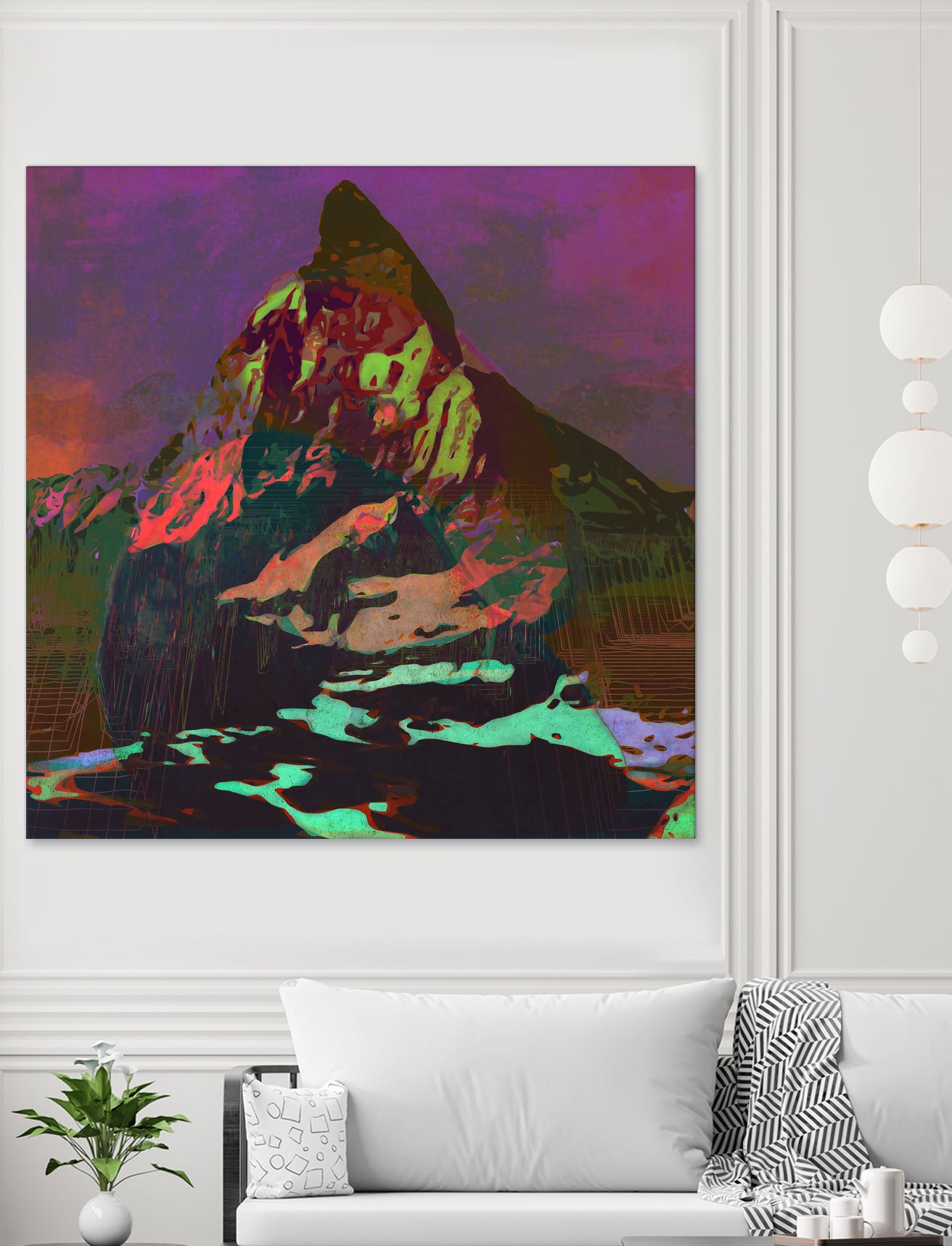 Coloria by Jamison Gish on GIANT ART - fuchsia digital painting