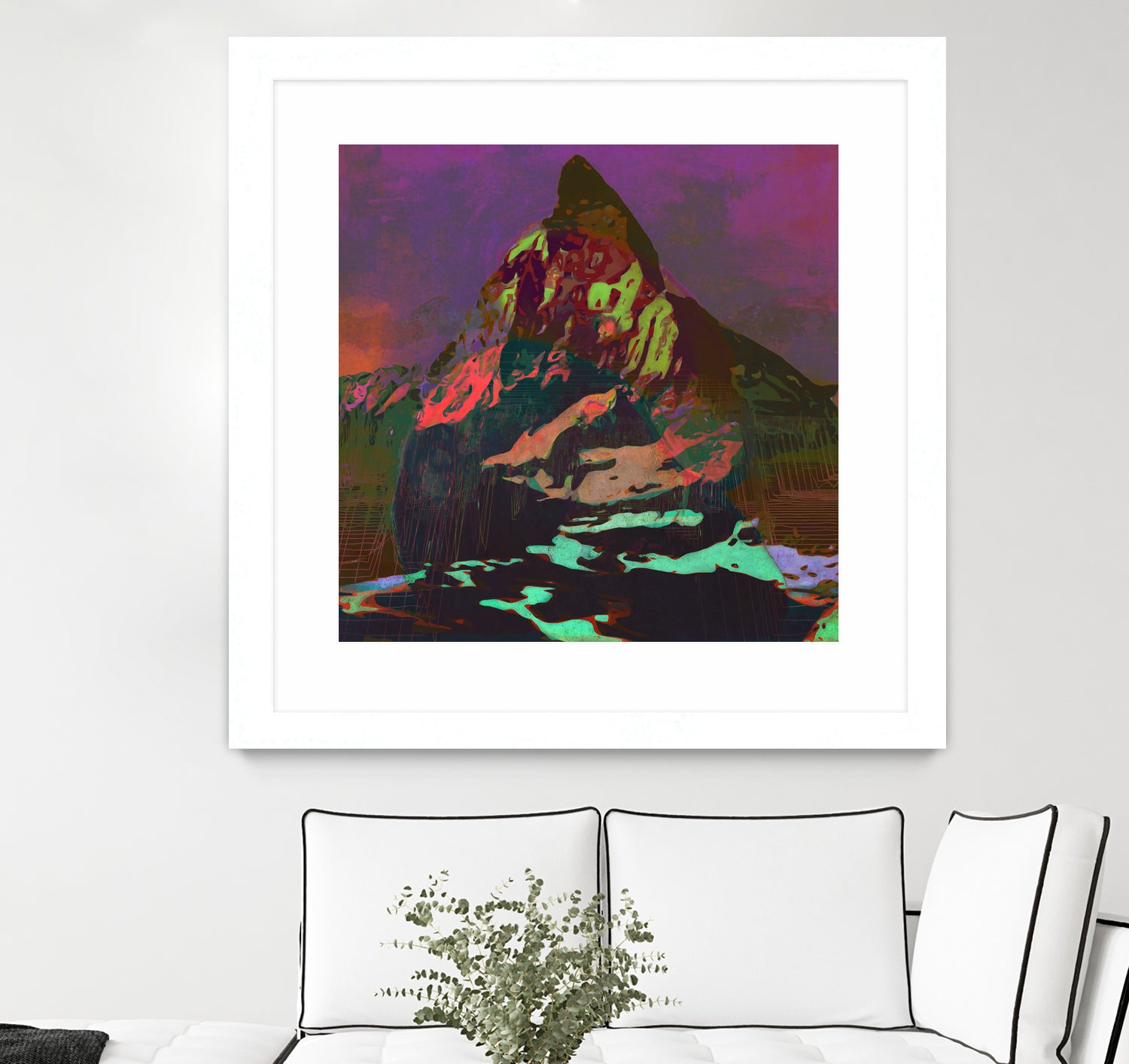 Coloria by Jamison Gish on GIANT ART - fuchsia digital painting