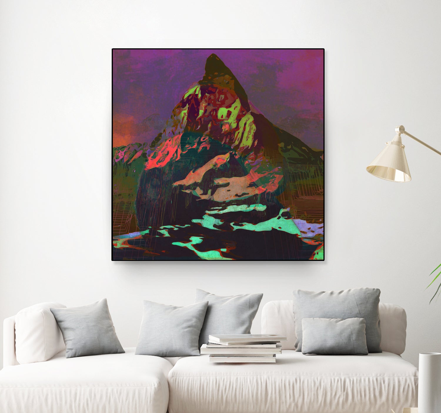 Coloria by Jamison Gish on GIANT ART - fuchsia digital painting