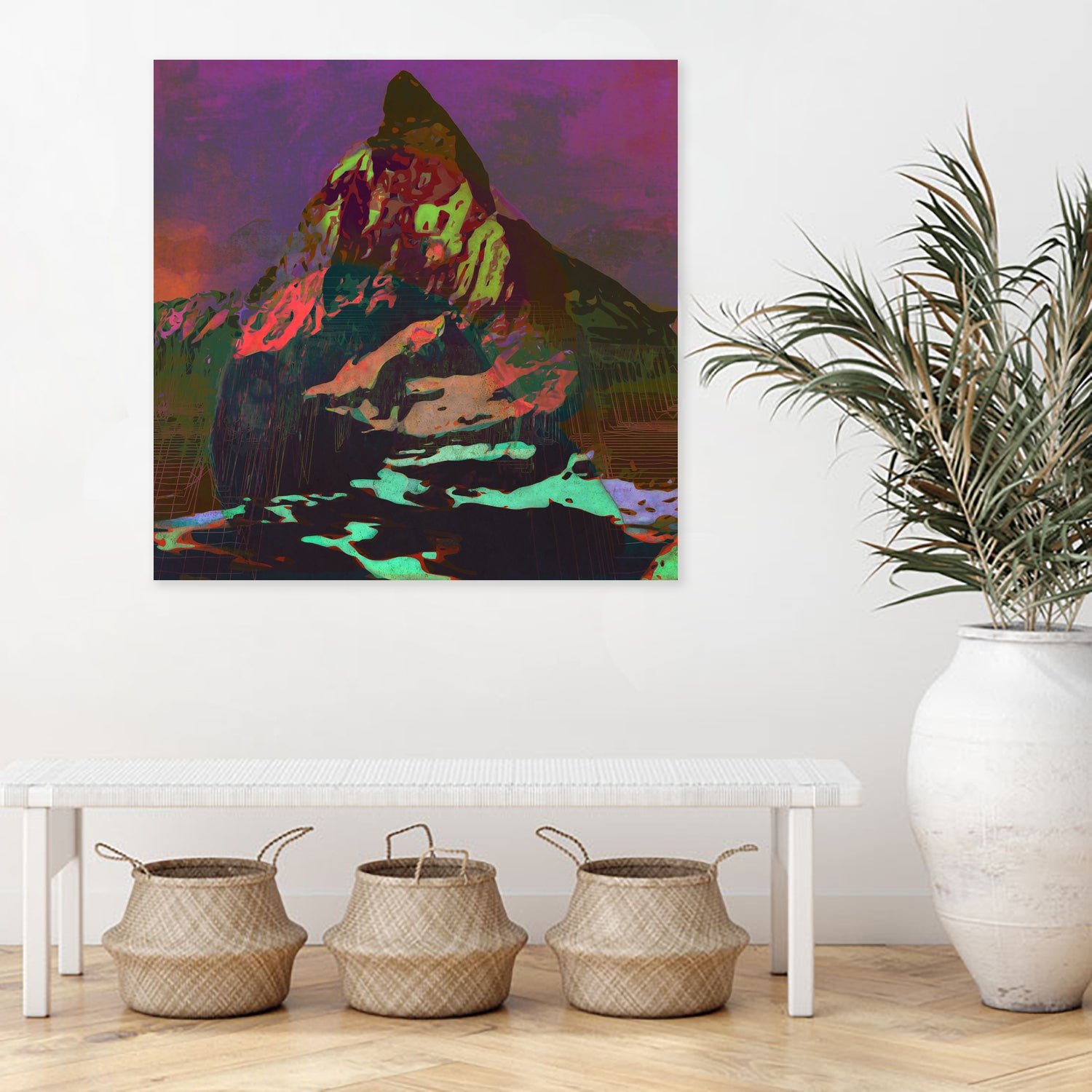 Coloria by Jamison Gish on GIANT ART - fuchsia digital painting