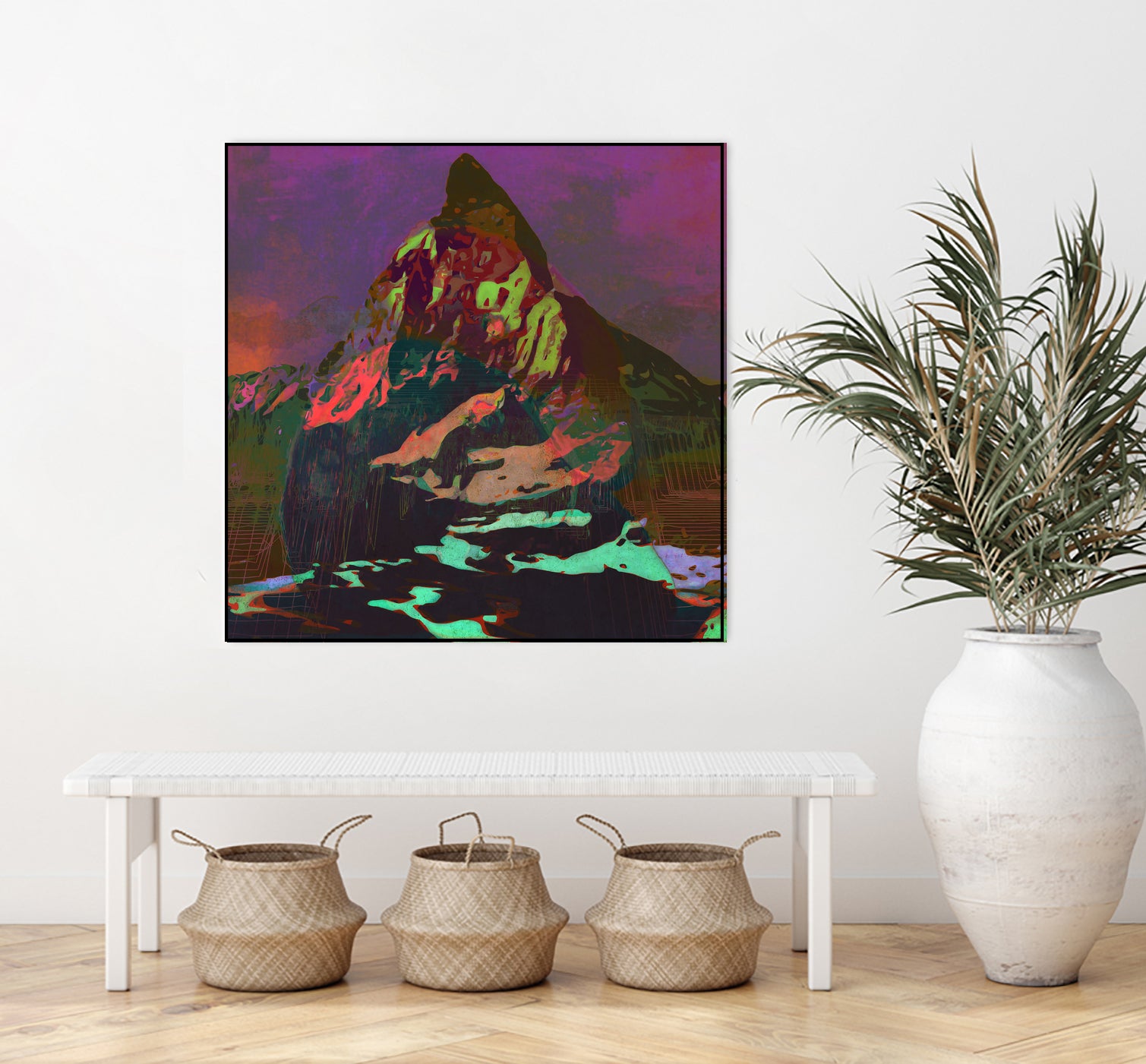 Coloria by Jamison Gish on GIANT ART - fuchsia digital painting