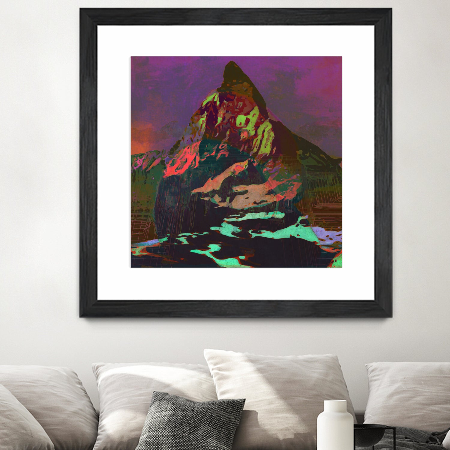 Coloria by Jamison Gish on GIANT ART - fuchsia digital painting