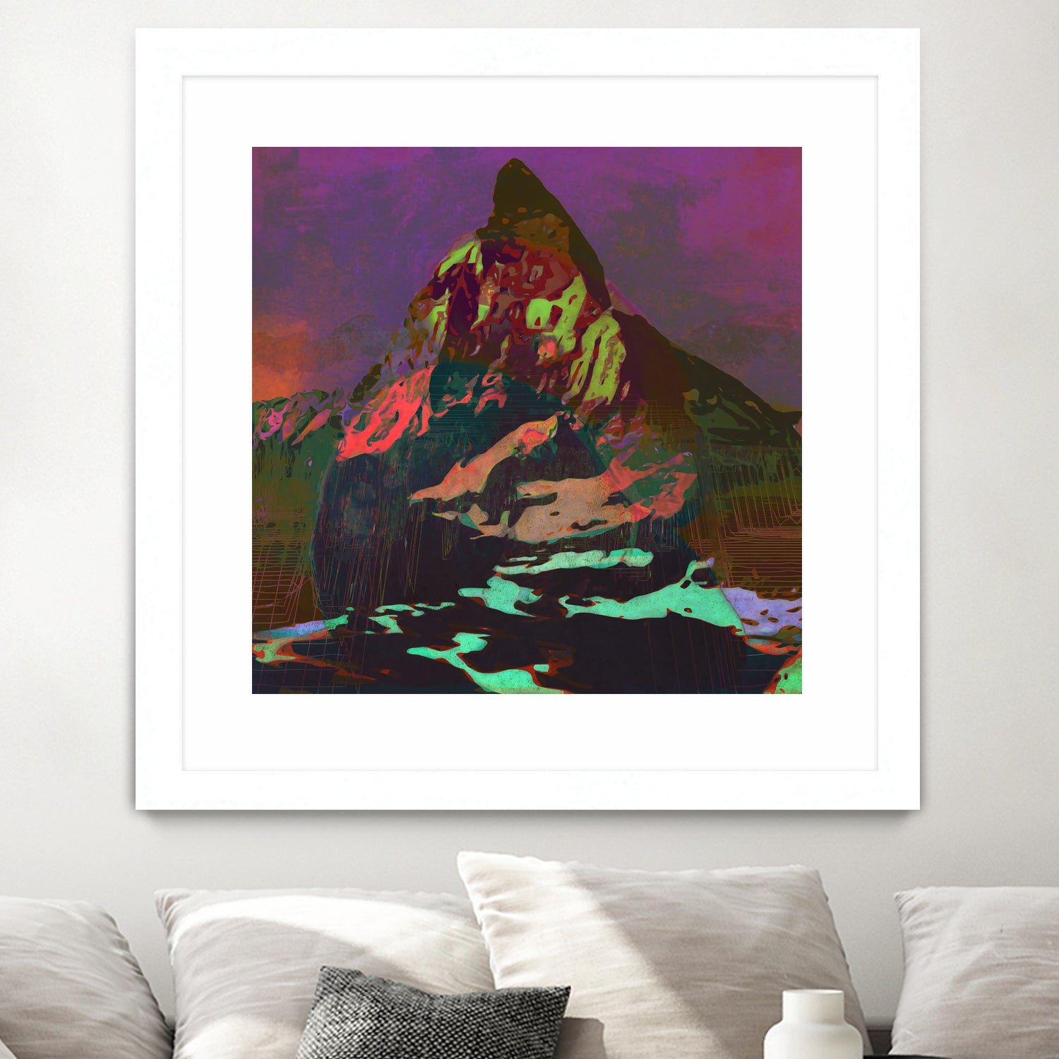 Coloria by Jamison Gish on GIANT ART - fuchsia digital painting