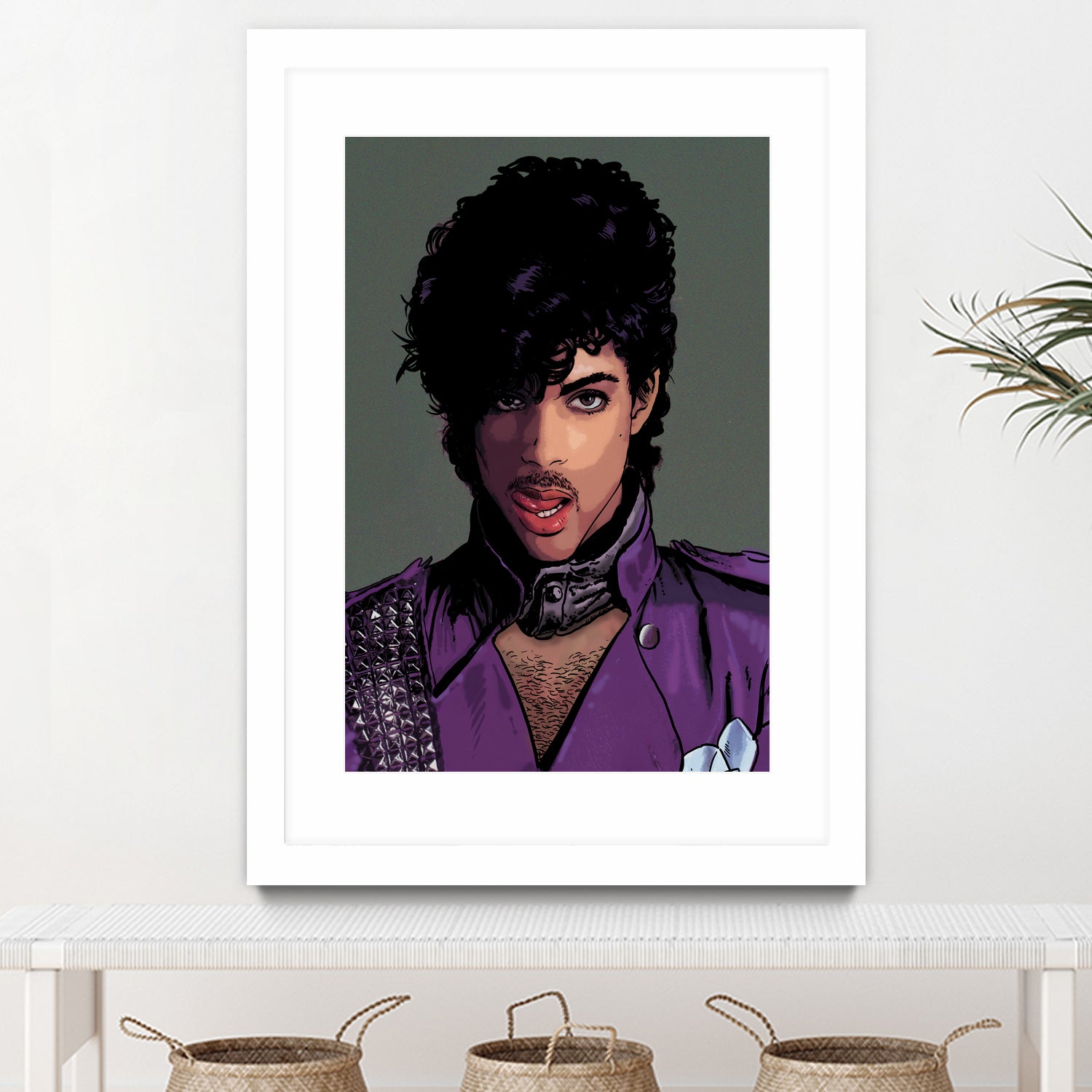 prince-head by Dan Avenell on GIANT ART - green digital painting