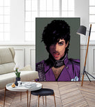 prince-head by Dan Avenell on GIANT ART - green digital painting