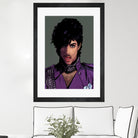 prince-head by Dan Avenell on GIANT ART - green digital painting