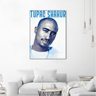 Tupac Shakur by Sergej Midas on GIANT ART - white digital drawing