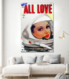 All Love comic book cover | Astronaut Girl by TULIO ALMEIDA on GIANT ART - white digital painting