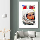 All Love comic book cover | Astronaut Girl by TULIO ALMEIDA on GIANT ART - white digital painting