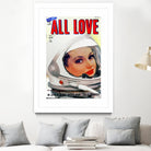 All Love comic book cover | Astronaut Girl by TULIO ALMEIDA on GIANT ART - white digital painting