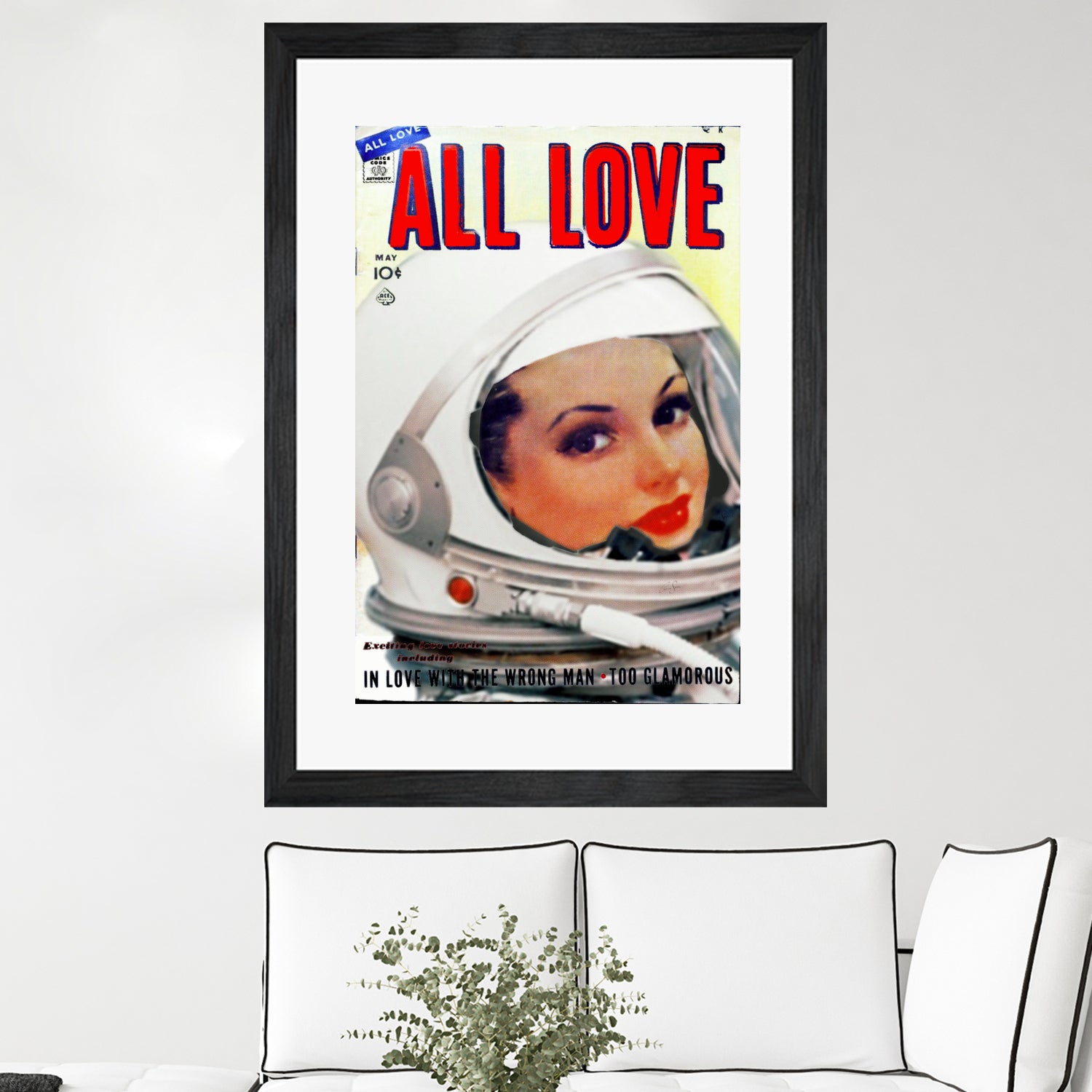 All Love comic book cover | Astronaut Girl by TULIO ALMEIDA on GIANT ART - white digital painting