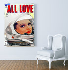 All Love comic book cover | Astronaut Girl by TULIO ALMEIDA on GIANT ART - white digital painting