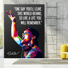 Avicii Quotes by Muamar Kadhafi on GIANT ART - black digital drawing