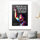 Avicii Quotes by Muamar Kadhafi on GIANT ART - black digital drawing