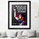 Avicii Quotes by Muamar Kadhafi on GIANT ART - black digital drawing