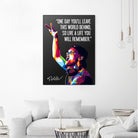 Avicii Quotes by Muamar Kadhafi on GIANT ART - black digital drawing