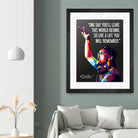 Avicii Quotes by Muamar Kadhafi on GIANT ART - black digital drawing