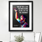 Avicii Quotes by Muamar Kadhafi on GIANT ART - black digital drawing